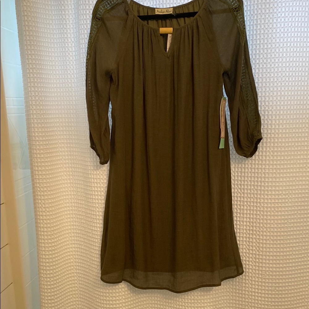 Indigo Rose Tunic Dress